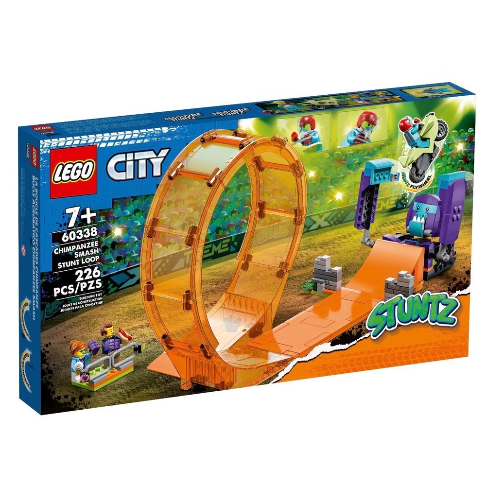 LEGO City Stuntz Chimpanzee Smash Stunt Loop 60338 Building Set 226 Pieces